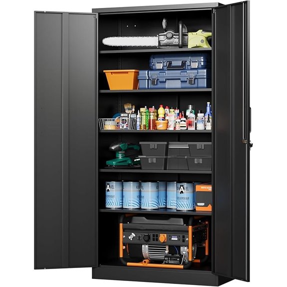 lockable metal garage cabinets