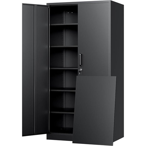 Yizosh 72 Lockable Metal Storage Cabinet