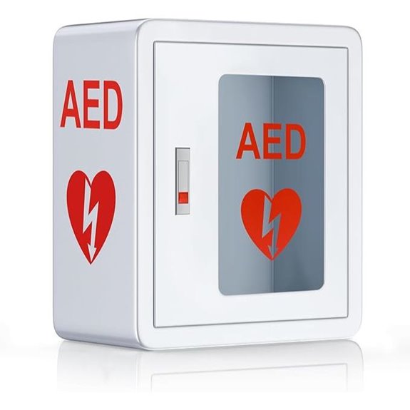 AED Wall Cabinet with Lock and Window