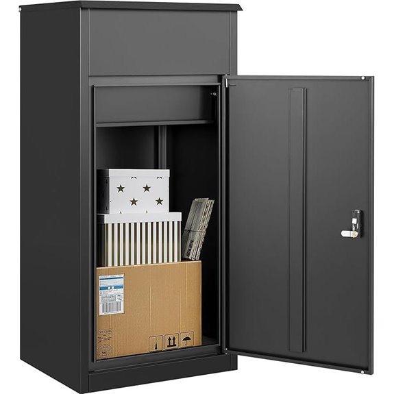 Secure Steel Parcel Drop Box with Lock