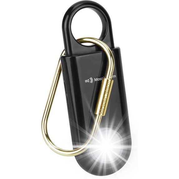 130dB Personal Safety Alarm with Strobe Light