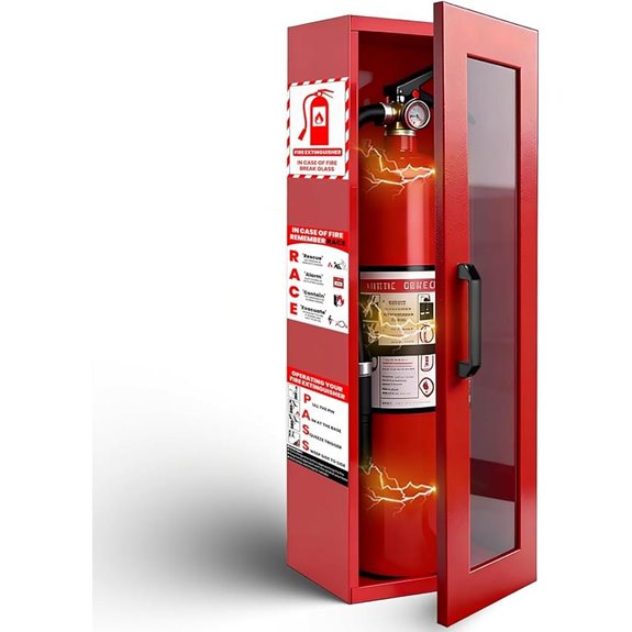 Fire Extinguisher Cabinet with Magnetic Door and Window