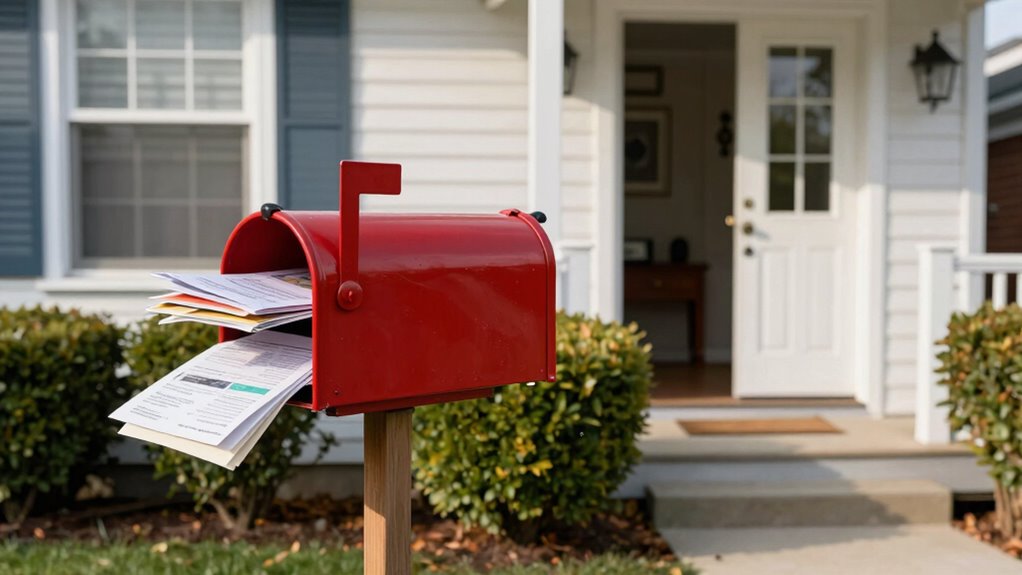 mail volume signals absence