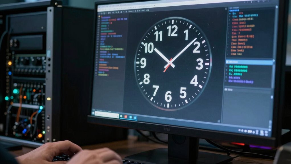 manipulating system clock data