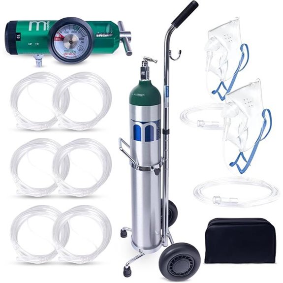 Medfex 680L Oxygen Tank Complete Set USA Made