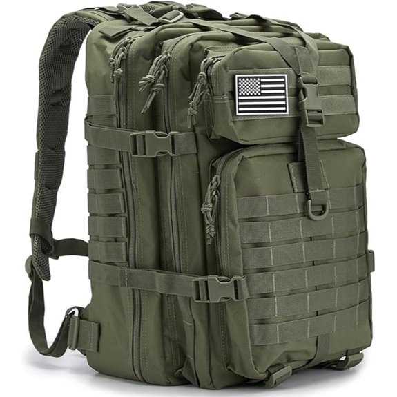 QT&QY 45L Military Tactical Backpack for Men