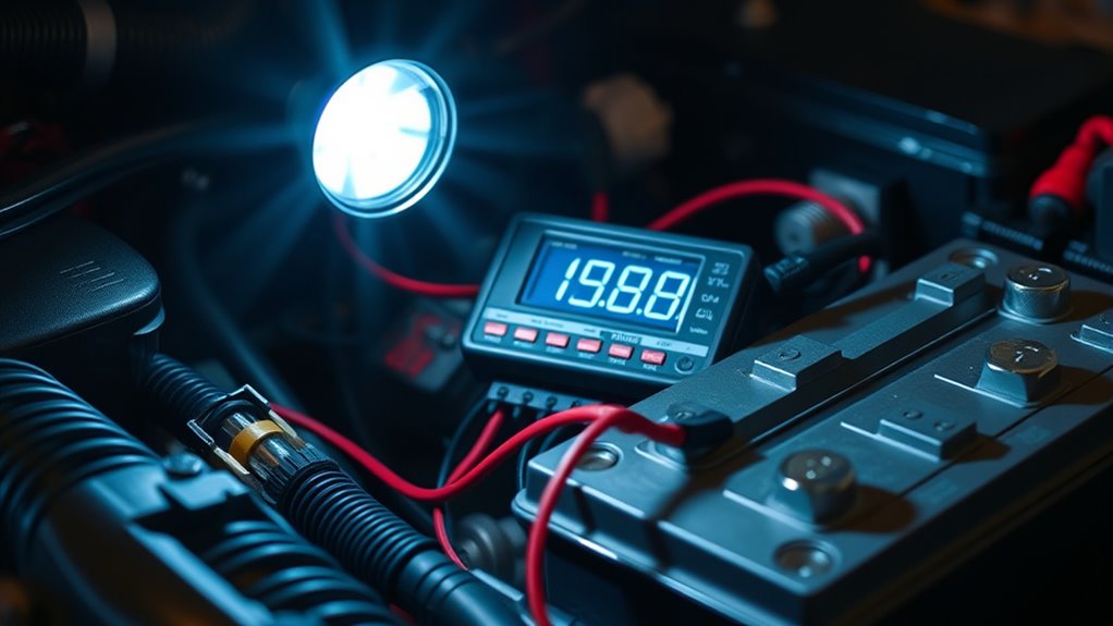 monitor car power usage