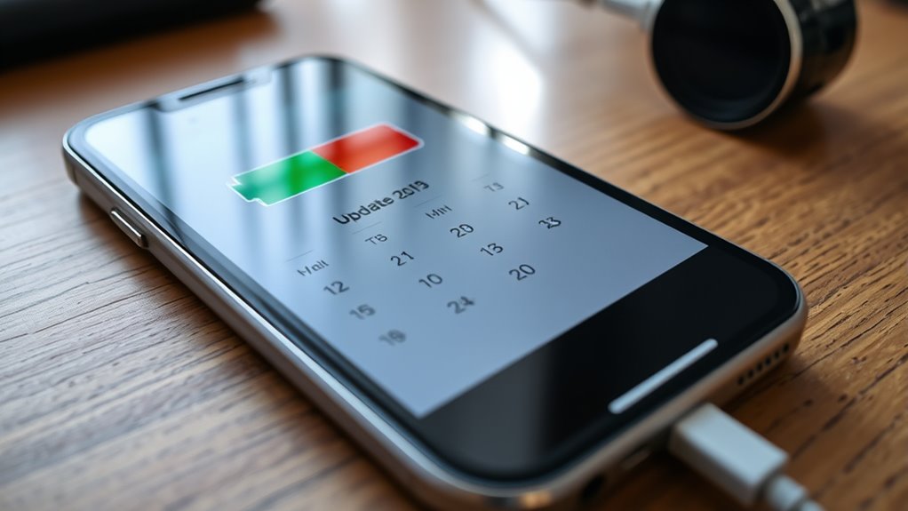 monitor update related battery drain