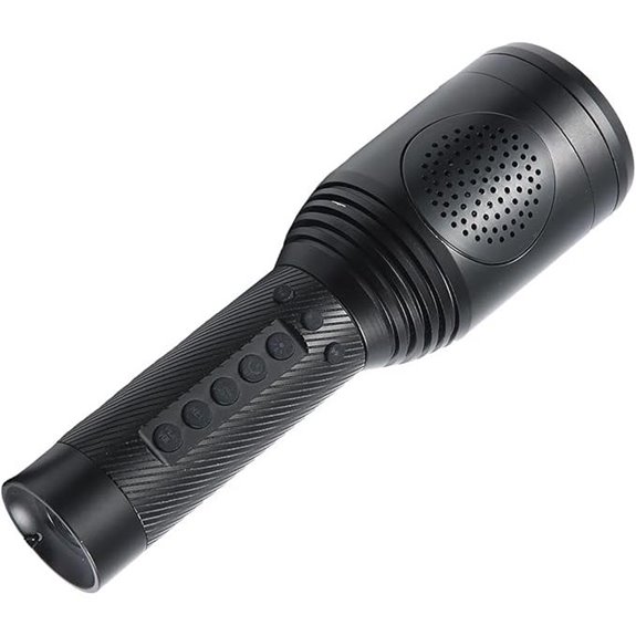 B S 5-in-1 Mega Phone Bullhorn with Flashlight
