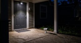 nighttime lighting discourages intruders