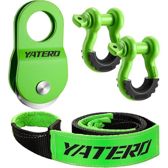 Off Road Recovery Kit with Pulley and Straps