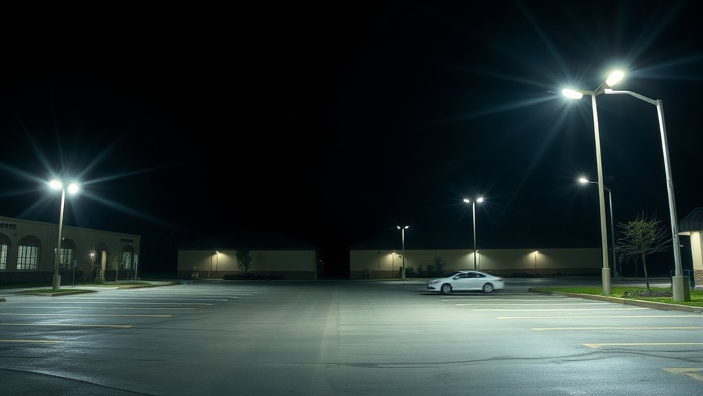 optimal night surveillance lighting