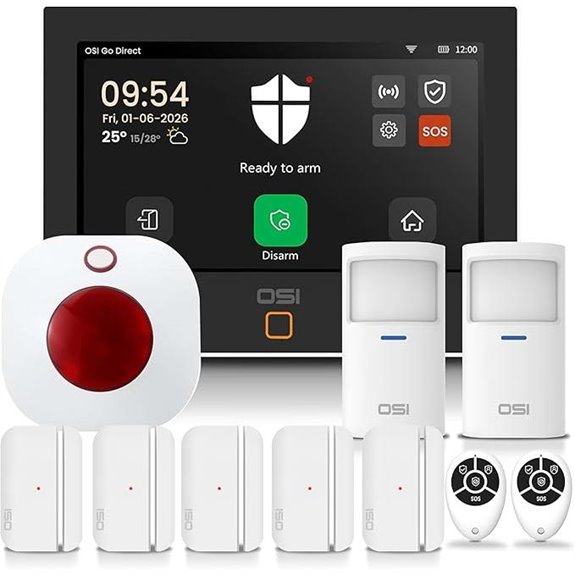 OSI Home Security Alarm System (Gen 2) 11-Piece