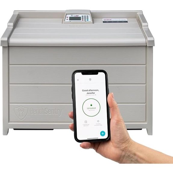 BenchSentry Connect by Genie Tan Package Delivery Box for Outside