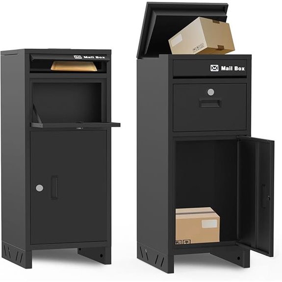 OZG Outdoor Steel Parcel Drop Box (15.7x37.8x15.7)