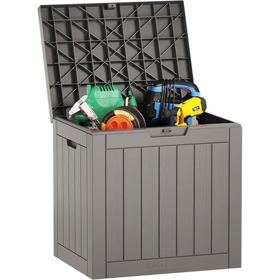 East Oak Waterproof Outdoor Storage Box with Lock