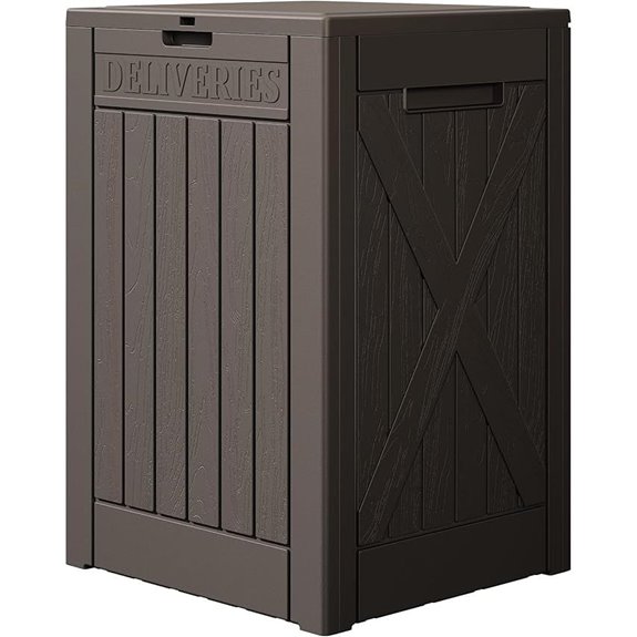Devoko 48-Gallon Waterproof Outdoor Storage Deck Box
