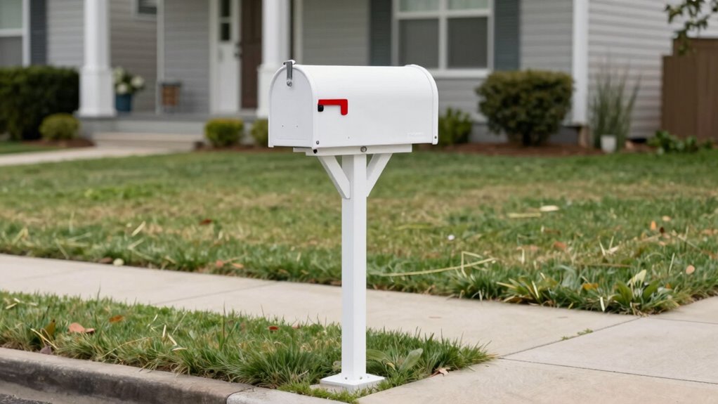 overstuffed mailbox cluttered entrance