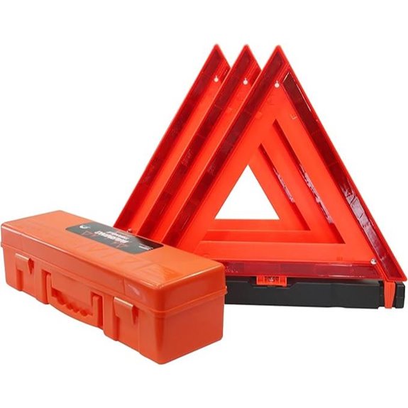 3 Pack Foldable Reflective Warning Triangles