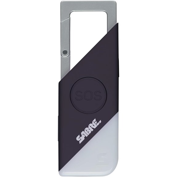 Sabre 2-in-1 Personal Alarm with LED & SOS