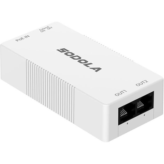 SODOLA 2-Port PoE Extender & Splitter 100Mbps