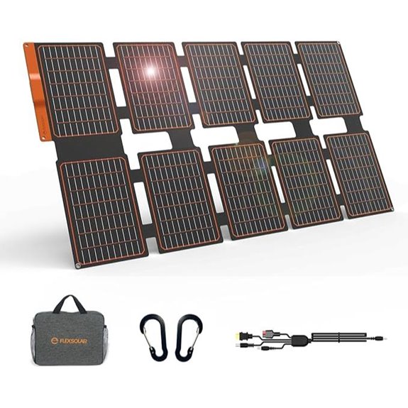 FlexSolar 100W Portable Solar Panel with USB-C & USB-A