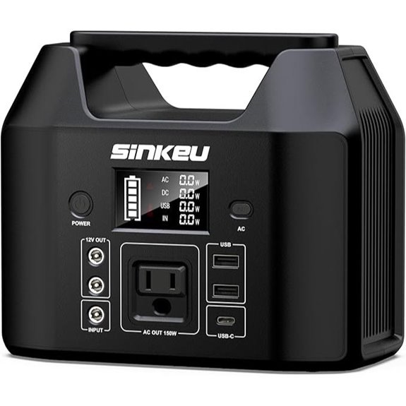 SinKeu 122.8Wh Portable Power Station with AC Outlet