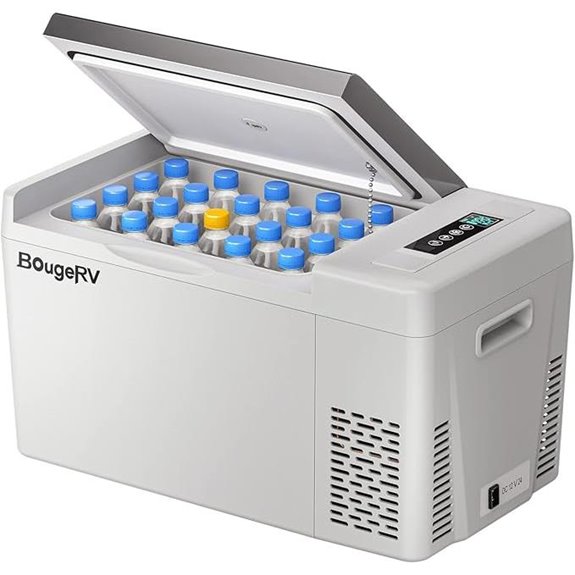 BougeRV 12V Portable Car Fridge & Freezer