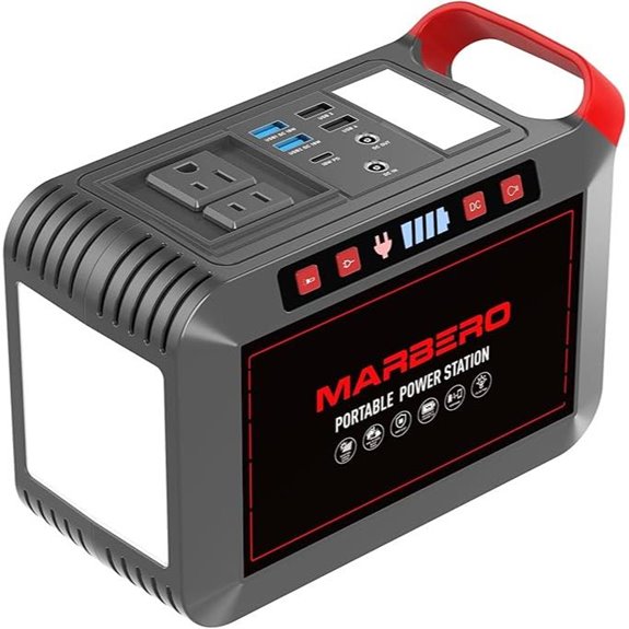 MARBERO Portable 300W Solar Power Station with AC & USB