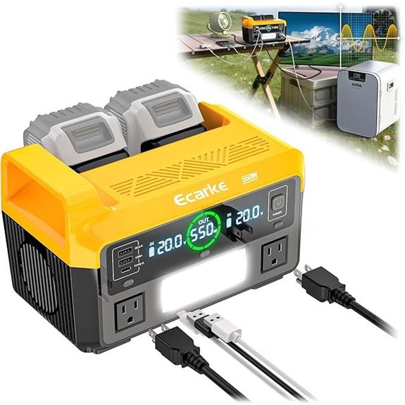 550W Dewalt Battery Portable Power Inverter