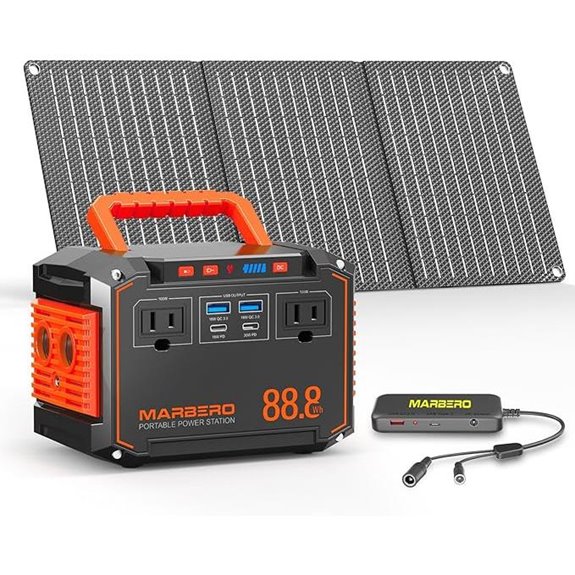MARBERO 88.8Wh Portable Solar Power Station
