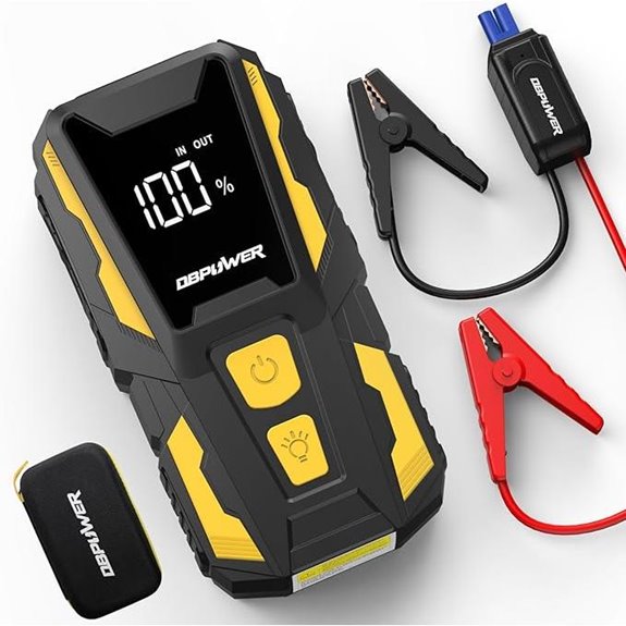 DBPOWER 5000A Jump Starter with LED Light