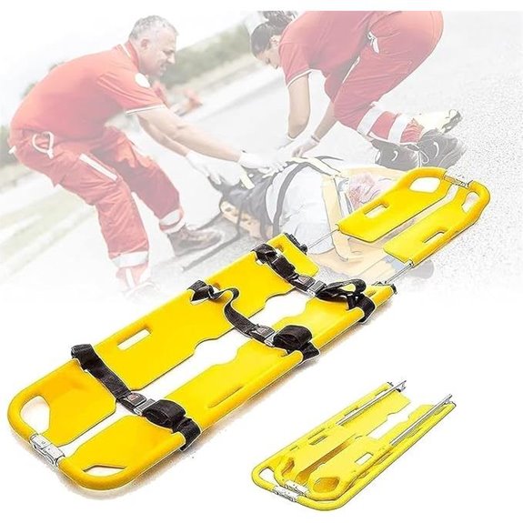 LABAITA Folding Medical Emergency Stretcher with Straps