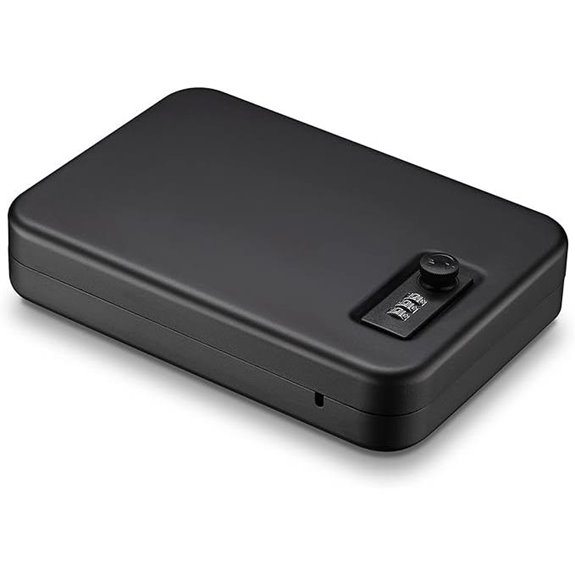 Portable Travel Gun Safe with Lock Box