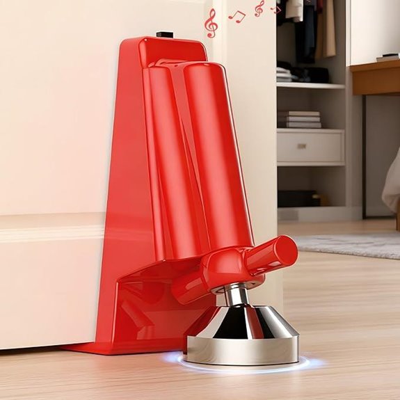 Portable Anti-Theft Door Lock with Alarm