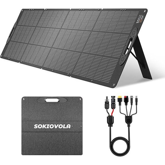 200W Foldable Waterproof Portable Solar Panel Kit