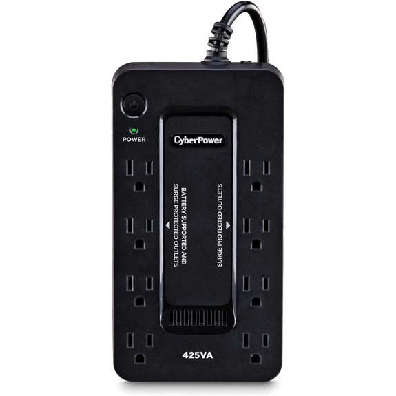 CyberPower 425VA/260W UPS Battery Backup & Surge Protector