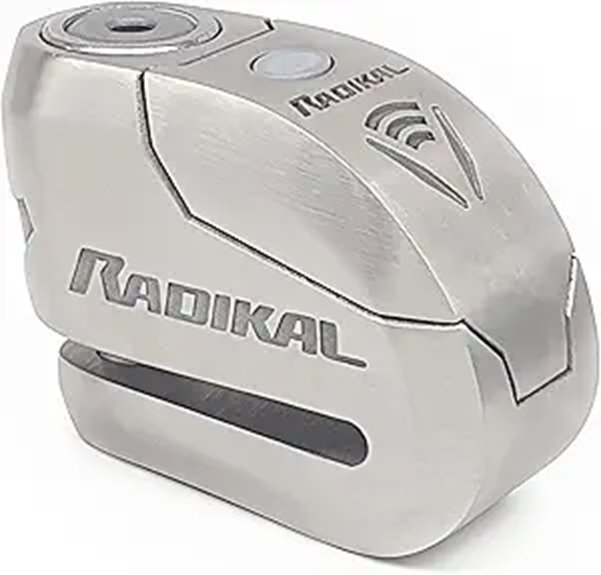 RADIKAL RK14S Motorcycle Alarm Disk Lock (14mm)