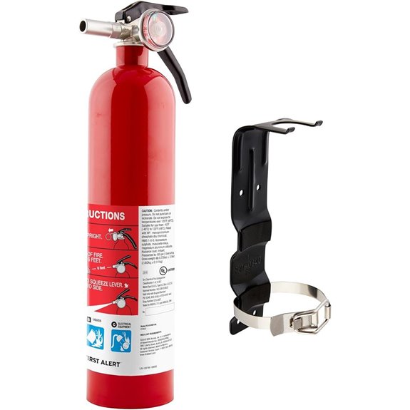 First Alert Rechargeable Fire Extinguisher with Bracket