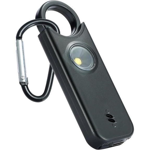 Personal Safety Alarm with LED & USB-C Rechargeable