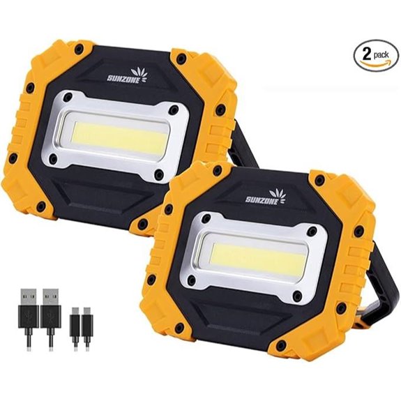 Sunzone Rechargeable LED Work Lights (2 Pack)