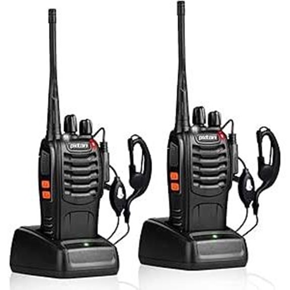 Pxton Rechargeable Long Range Two-Way Radios (2 Pack)