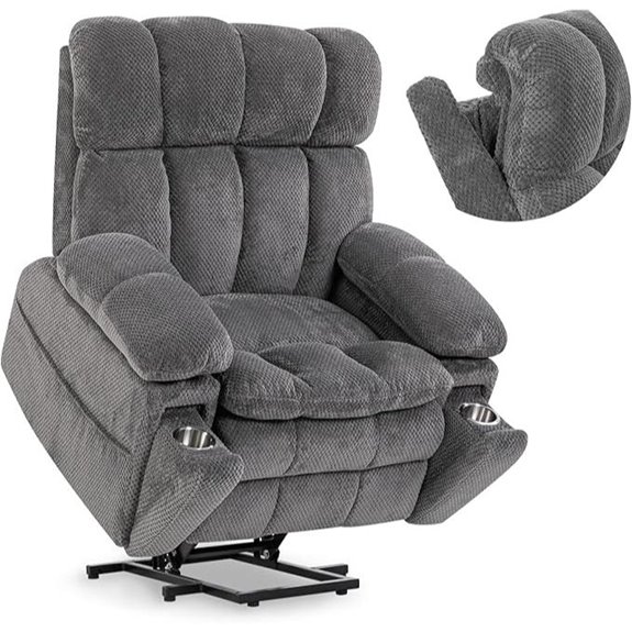 Dual Motor Recliner with Heat Massage & USB Ports