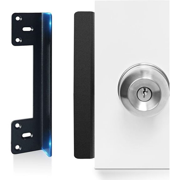 Heavy Duty Door Latch Guard Plate with Cover