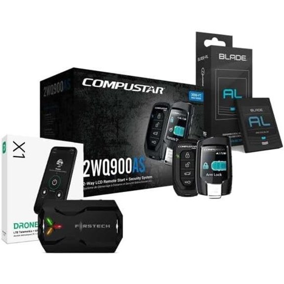 CS2WQ900AS 2-Way 3000-Ft Remote Start Security Bundle