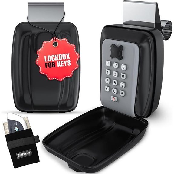 Superlit Car Lock Box with RFID Signal Blocker