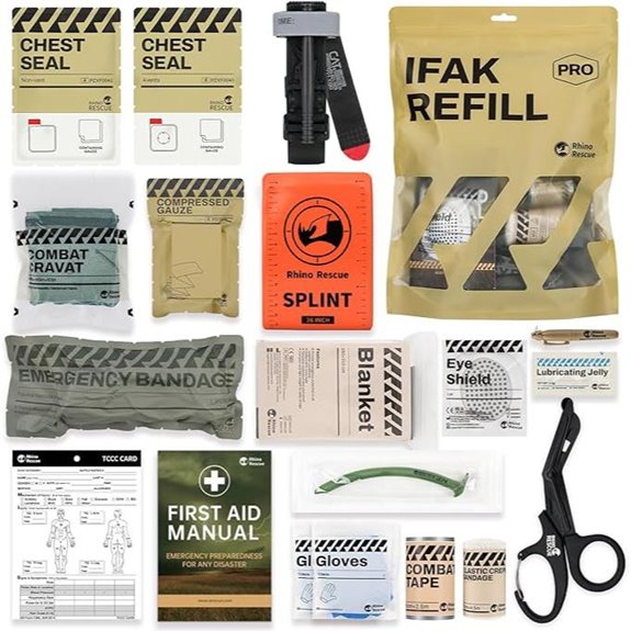 RHINO RESCUE IFAK Refill Kit 17Pcs