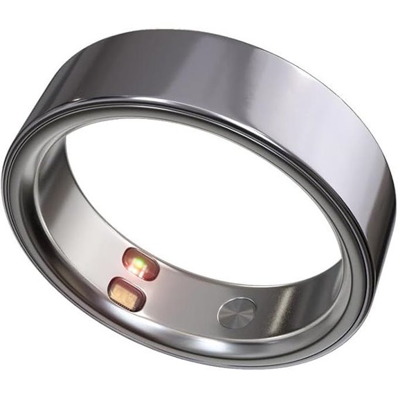 Smart Ring Health Tracker with Vibration Alerts
