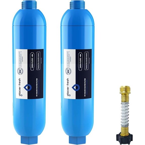Glacier Fresh RV/Marine Water Filter 2-Pack