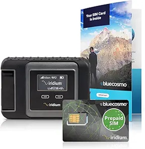 BlueCosmo Iridium GO! Satellite Hotspot with SIM